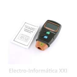Tacómetro Digital Laser Medidor de Revoluciones A Distancia Pantalla Lcd 