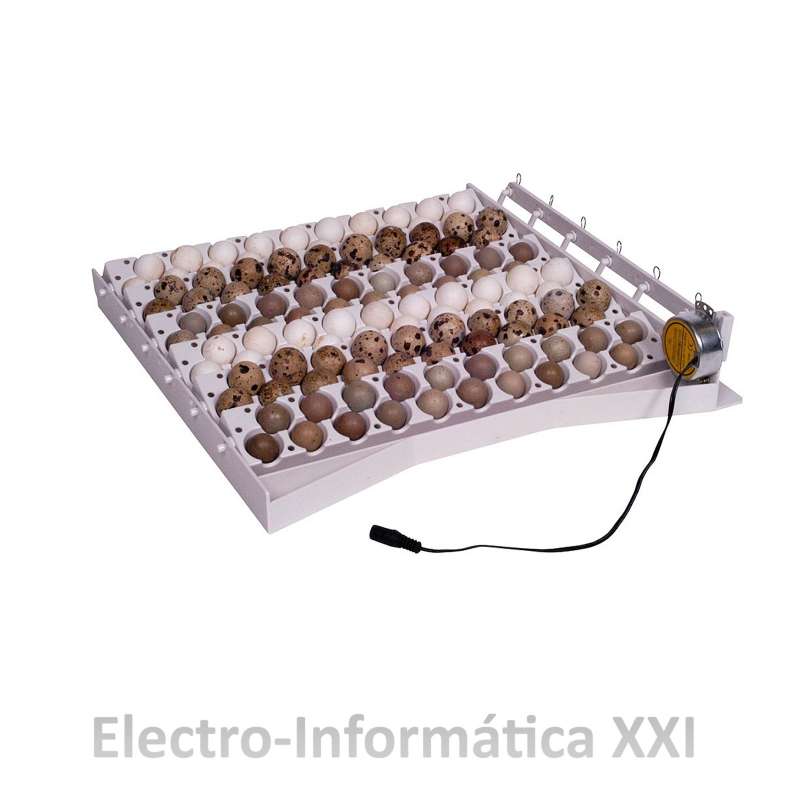 Bandeja De Volteo Automático Para Incubadoras 42 Huevos Grandes + 120 Pequeños AT-42Q 
